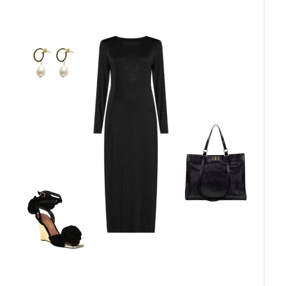 Tommy Bahama Maxi Dress - Sz L - Picture 7 of 10